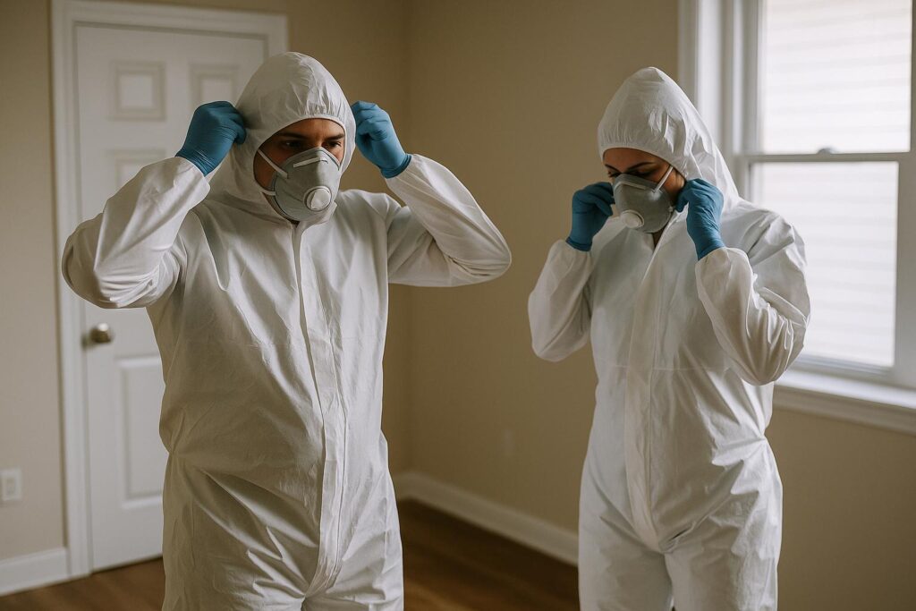 Aurora home completely restored after unattended death cleanup by certified trauma cleanup specialists